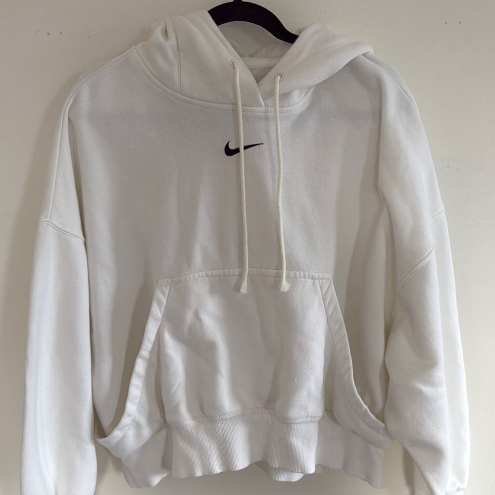 Nike White Hoodie